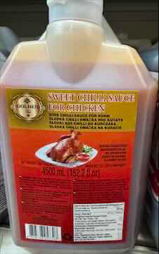 (COCK) SWEET CHILLI SAUCE FOR CHICKEN 3X4500ML