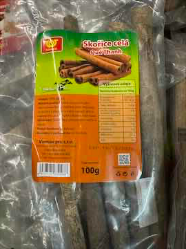 SKOŘICOVÉ TYČINKY 40X100G