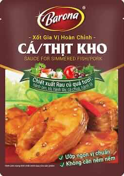 (BARONA) XỐT GIA VỊ CÁ / THỊT KHO 80X80G