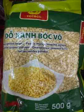 ĐỖ XANH BÓC VỎ 500 g 