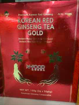 Trà Sâm Hàn Quốc 150 g( 3gx50 ks)