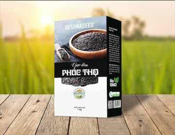 Gạo Lứt Đen Phúc Thọ 1 kg 