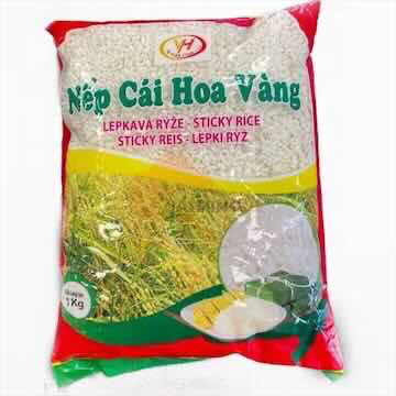 Gạo Nếp Hoa Vàng 1kg 