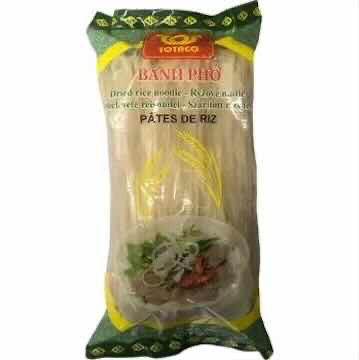 Bánh phở Totaco 400 g x40 ks - nudle ryzove siroke  500 g 