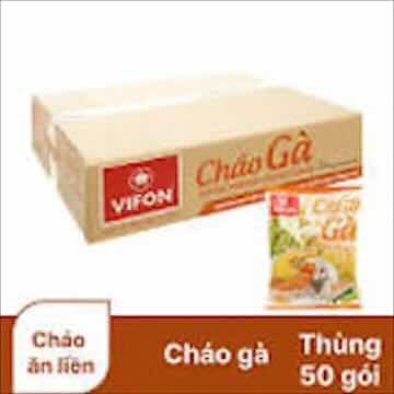 Cháo gà ăn liền ko thịt Vifon 50 goi/kt