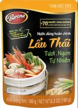 [VN30041] (BARONA) COMPLETE BROTH THAI HOT POT 40X180G