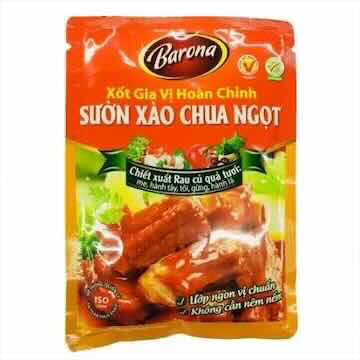 [VN30038] (BARONA) SAUCE FOR SWEET AND SOUR SPARE RIBS 80X80G