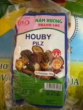 [VN30022] (BBC) SUŠENÉ HOUBY SHIITAKE 100X100G