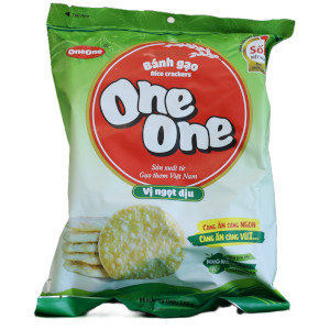 [VN00189] (ONE ONE) RÝŽOVÉ KREKRY SE SLADKOU PŘICHUTÍ 20X150G