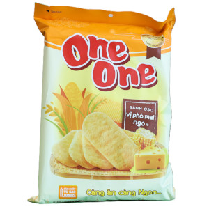 [VN00187] (ONE ONE) RICE CRACKERS CORN CHEESE FLV 20X118G