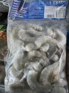 Tôm vỏ ko đầu size 31/40. P