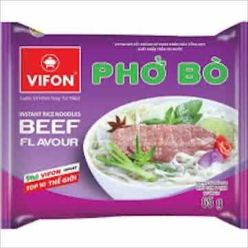 Phở Bò ko thịt Vifon 30 gói/kt