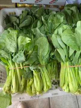 Cải ngọt bán theo bó 